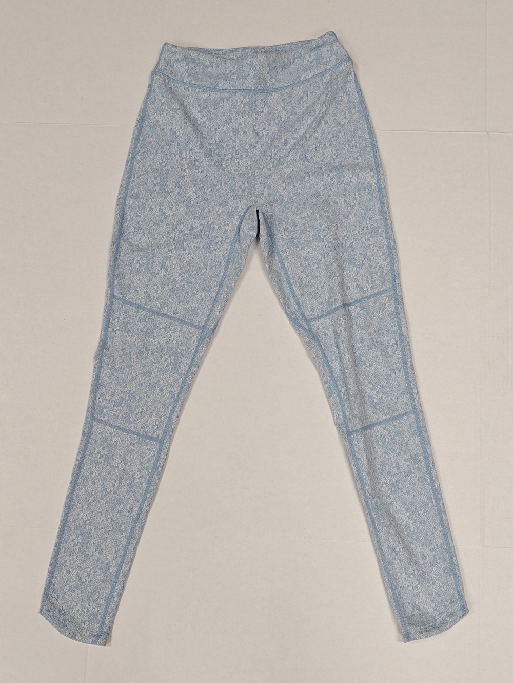 Gymshark Light Blue Patterned High-Waist Jeggings